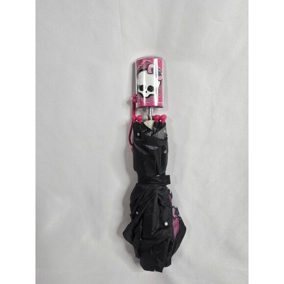 Monster High Umbrella Black Kids/Small Size Adult Mattel Vintage 2013 - Picture 2 of 8